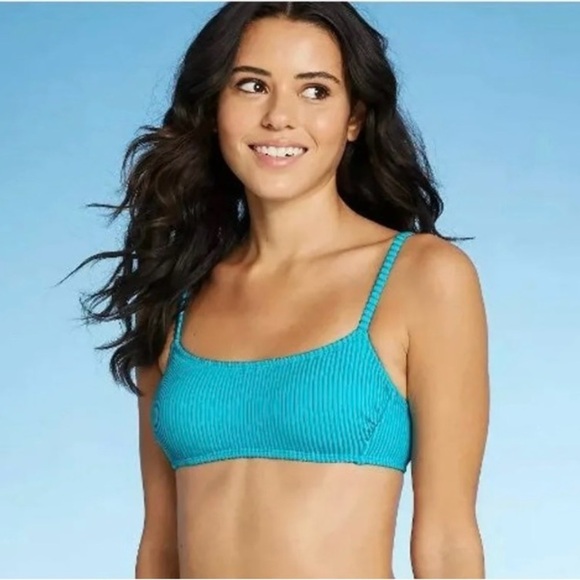 Xhilaration Other - NWT Women's Blue Ribbed Bralette